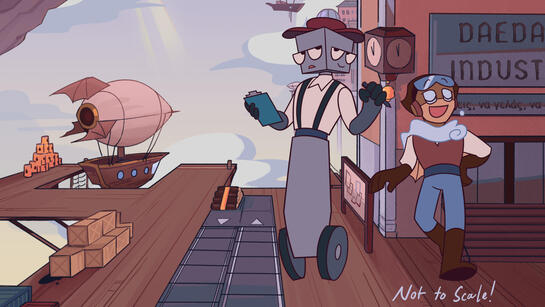 DAYTIME Style Frame + Color Palettes of the characters. DAYTIME Style Frame + Color Palettes of the characters.